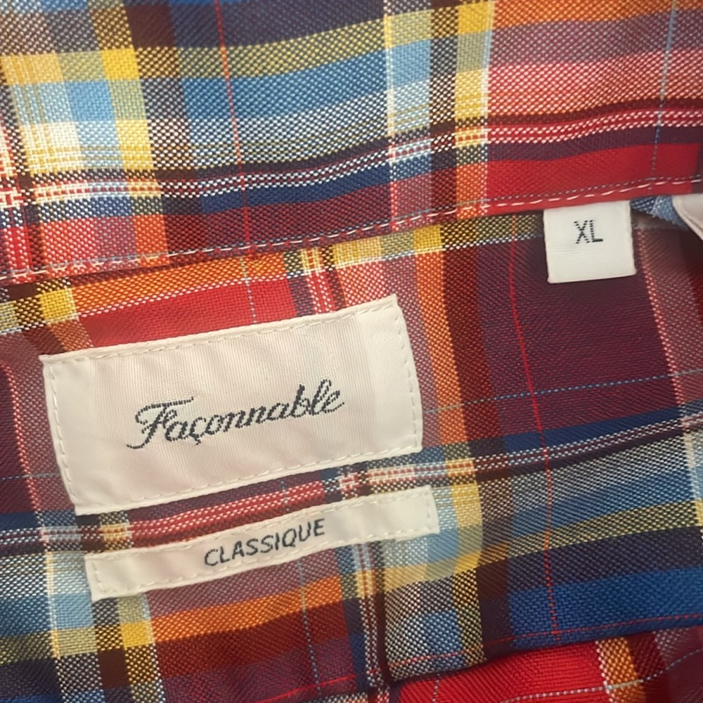 Faconnable Classique Button Down Collar Shirt In … - image 6